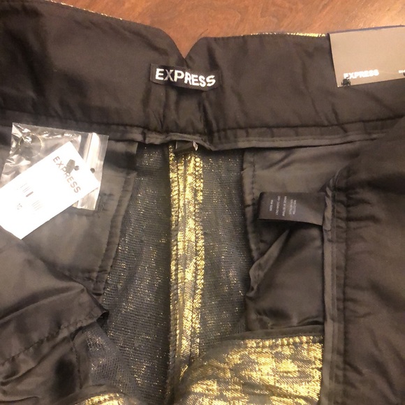 Golden Dress Shorts by Express - Picture 9 of 17